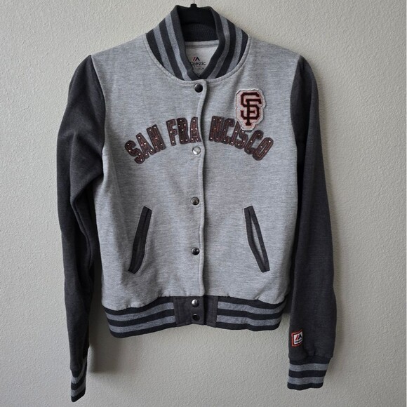 San Francisco Giants Letterman Jacket Womens Small Baseball MLB - Picture 1 of 6